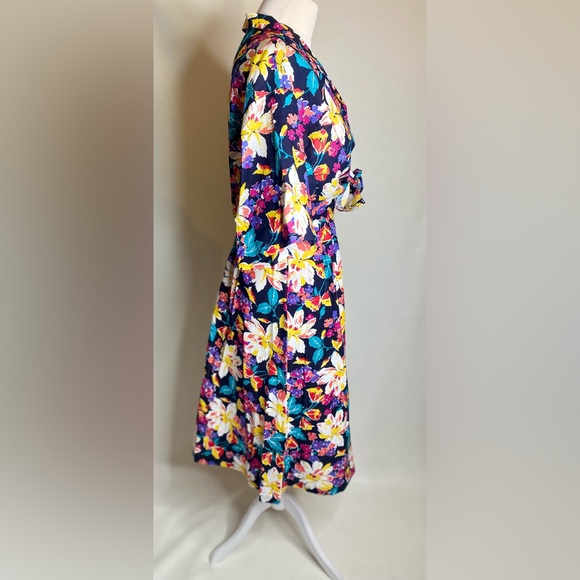 Vintage floral Jaeger outfit set, skirt & top, floral set, floral skirt, size M, - Picture 5 of 16